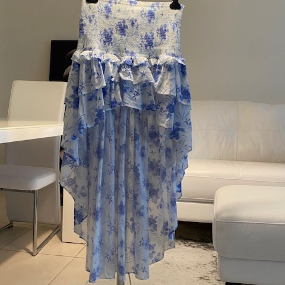 LOVESHACK FANCY Low to high skirt SIZE MEDIUM BOHEMIAN CHIC